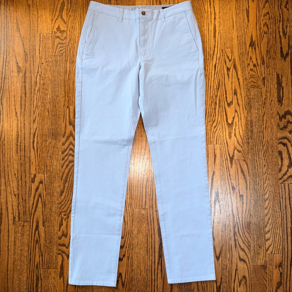 Bonobos Tailored Fit‎ Chino Pants Light Blue 33x34 Mens Trousers NWOT Casual